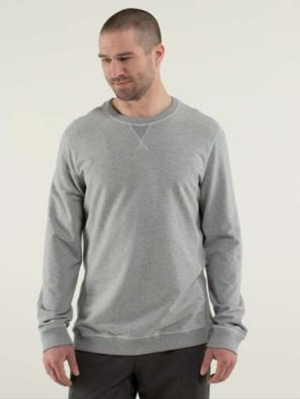 Lululemon Mens Gray Crewneck